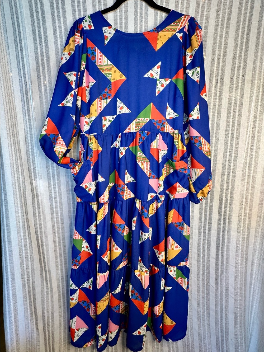 Lisa Says Gah Maxine Midi Dress Alpine Quilt - Picture 2 of 12